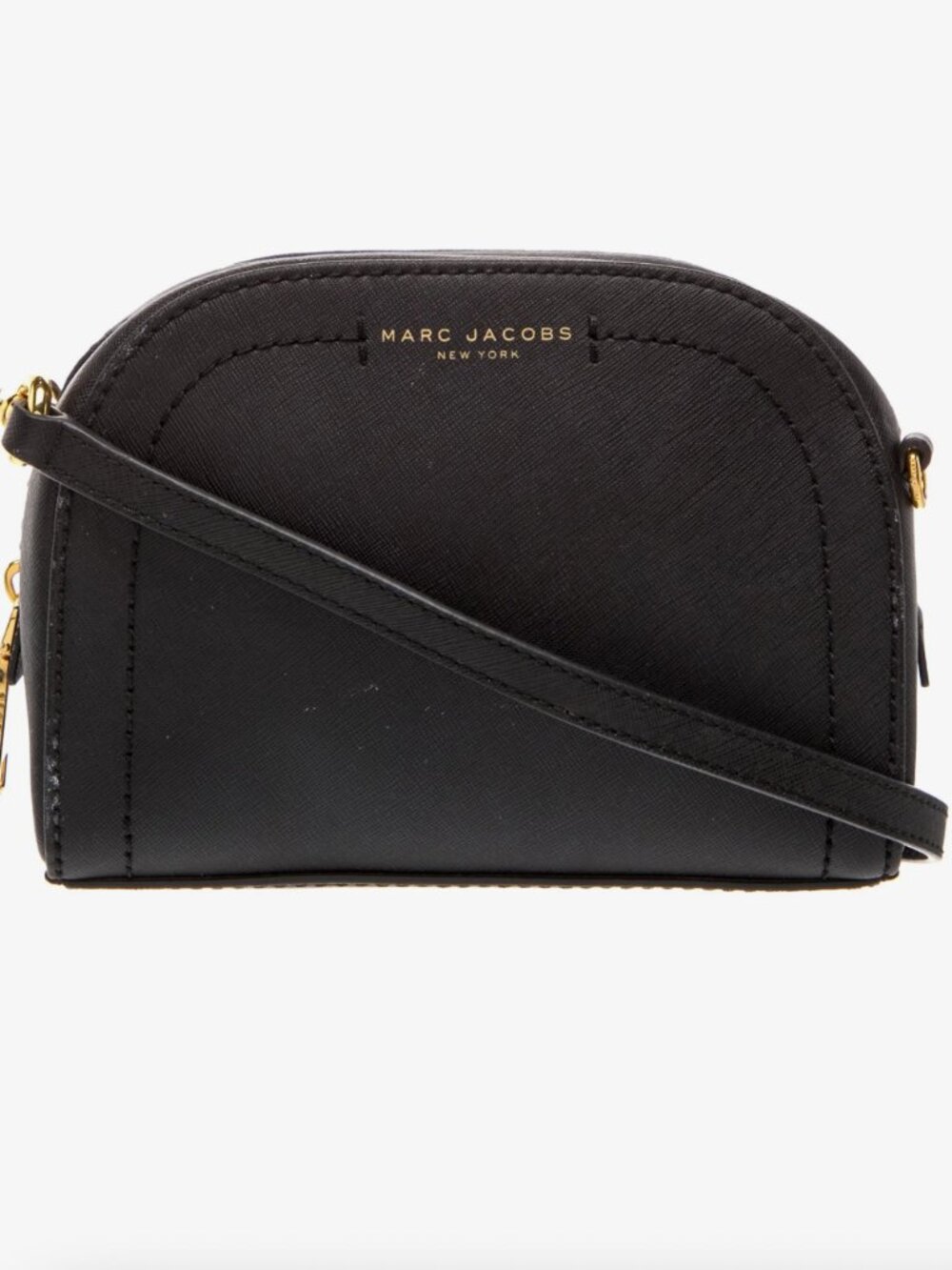 Marc Jacobs Saffiano Playback Boxed Dome Crossbody Bag